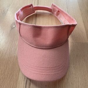 Pink Sun Visor Hat With Adjustable Strap OS